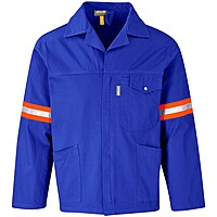 Artisan Premium 100% Cotton Jacket - Reflective Arms - Orange Tape