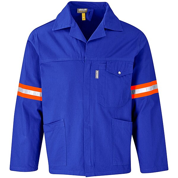 Artisan Premium 100% Cotton Jacket - Reflective Arms - Orange Tape