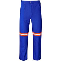 Artisan Premium 100% Cotton Pants - Reflective Legs - Orange Tape