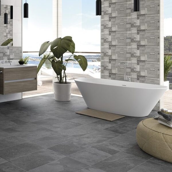 Gresie Rocersa, AXIS BLACK ANT 60x60 XT