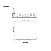 HIKVISION Analog Audio Kit with 60W Analog Amplifier and 4* 6W Ceiling Speakers