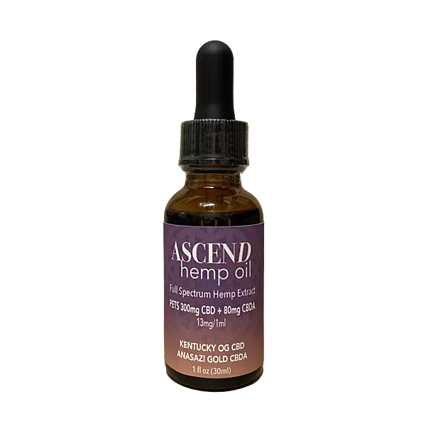 PETS Kentucky OG 300mg CBD + Anasazi Goldn80mg CBDA oil