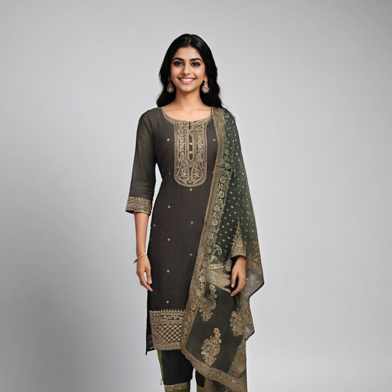 Kurti set with Dupatta 2