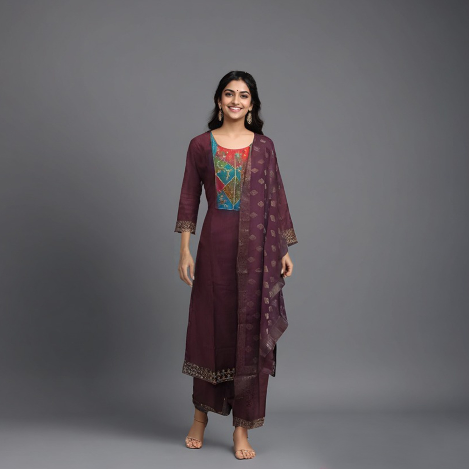 Kurti set with Dupatta 1