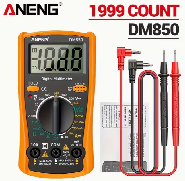 ANENG DIGITAL MULTIMETER YELLOW