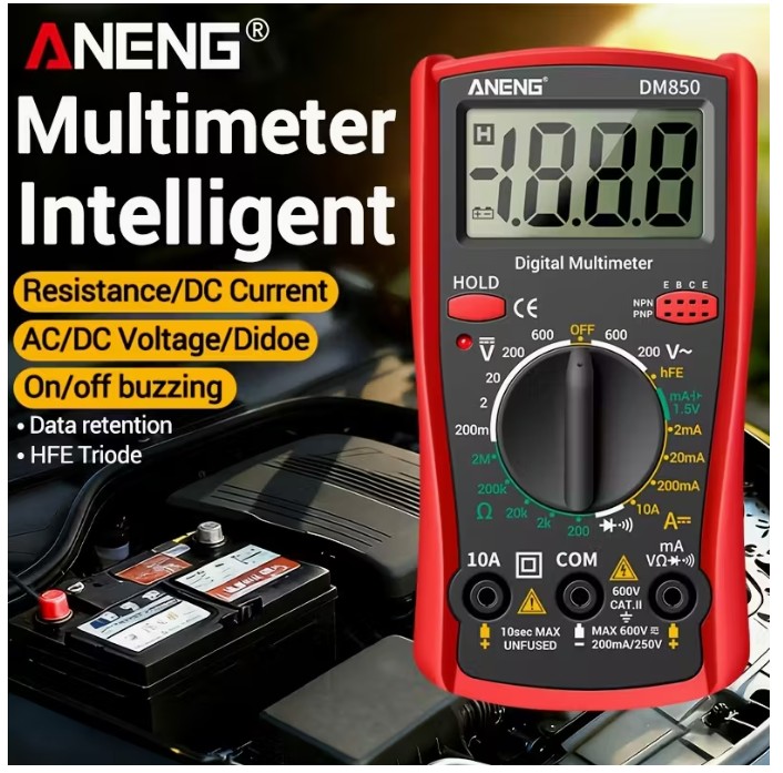 ANENG DM850 DIGITAL MULTIMETER (RED)