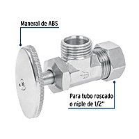 Llave angular, barrilito sin contratuerca - ANG-03 / 49109