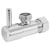 Llave angular, 1/4 vuelta, tipo barrilito, maneral palanca - ANG-04 / 49113