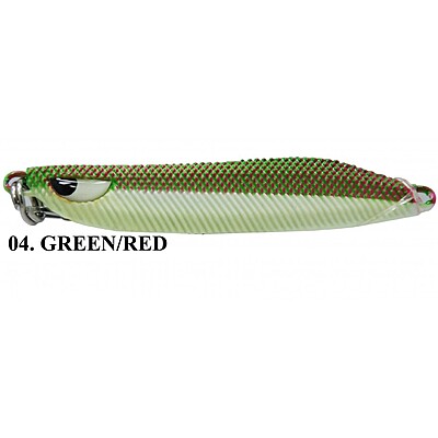 ASARI เหยื่อจิ๊กกิ้ง - รุ่น NEO KATANS CHAMELEON  150G ( 04 GREEN/RED )