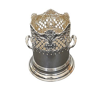 Syphon Stand Embossed English Silver Plate c.1880.SKU:ANT4247