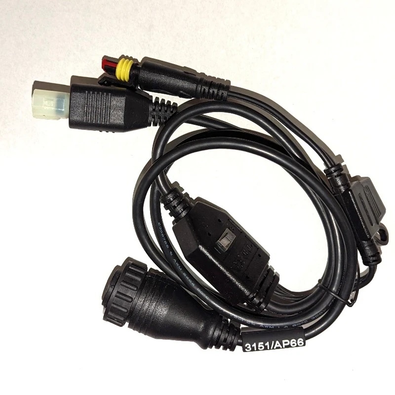 TEXA Yamaha cross motorcycle power and diagnostic cable, 3151/AP66