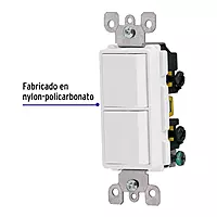 Interruptor dúplex, línea Classic - APDO-CL / 46006