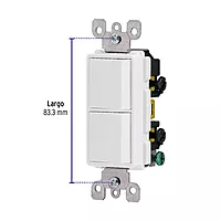Interruptor dúplex, línea Classic - APDO-CL / 46006