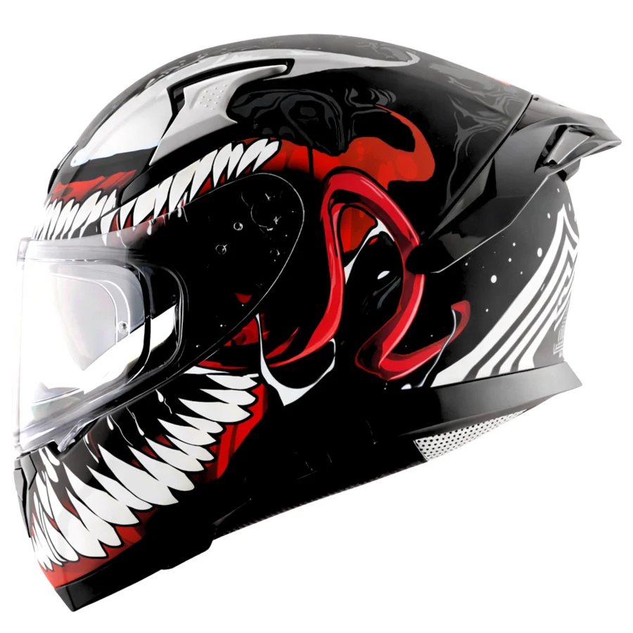 AXOR APEX MARVEL VENOM DULL BLACK RED (XL)