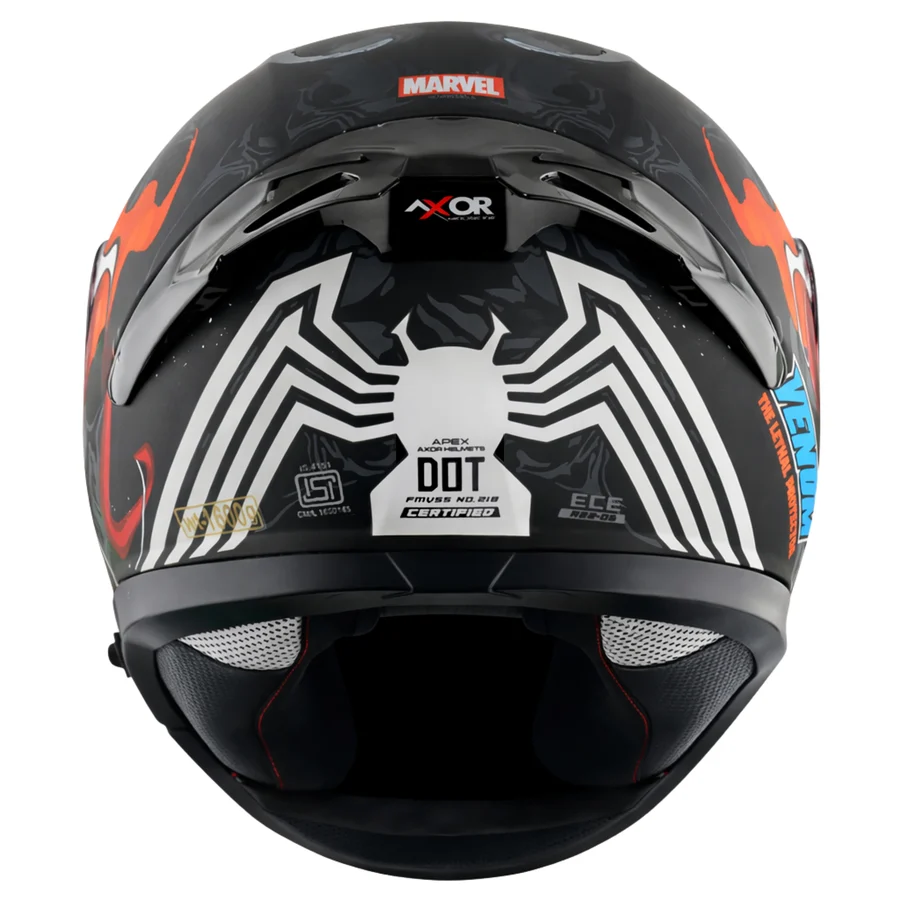 AXOR APEX MARVEL VENOM DULL BLACK RED (XL)