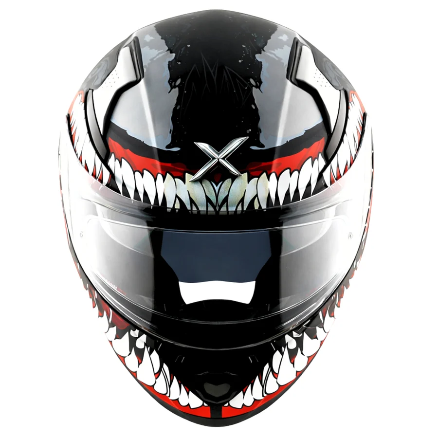 AXOR APEX MARVEL VENOM DULL BLACK RED (XL)
