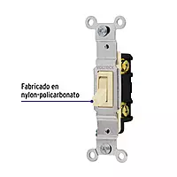 Interruptor vertical de palanca, Standard, marfil - APSE-S / 46000