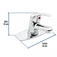 Mezcladora para lavabo, monomando, Aqua - AQM-42 / 49408