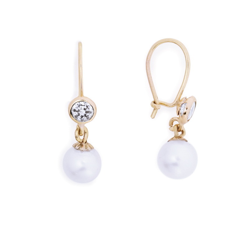 ARO BRISURA SUSANITO CON PERLA DE CULTIVO (6MM)