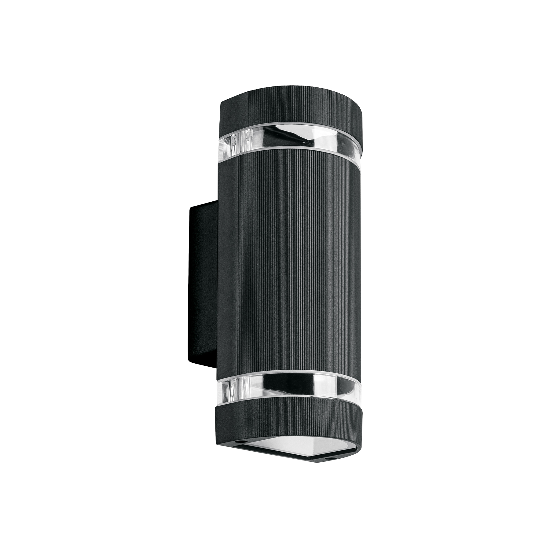 Arbotante exterior con 2 spots, lámparas no incluidas, negro - 45408 - ARB-210S - Caja con 2 Pieza – Master 24