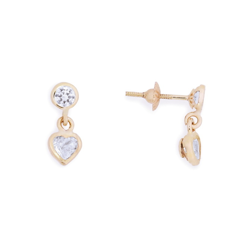 ARO A ROSCA COLGANTE DOBLE SUSANITO CORAZON ARO A ROSCA COLGANTE DOBLE SUSANITO CORAZON