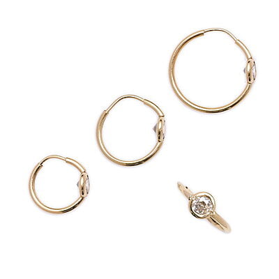 AROS CUBANOS CON PIEDRA CUBIC AROS CUBANOS CON PIEDRA CUBIC