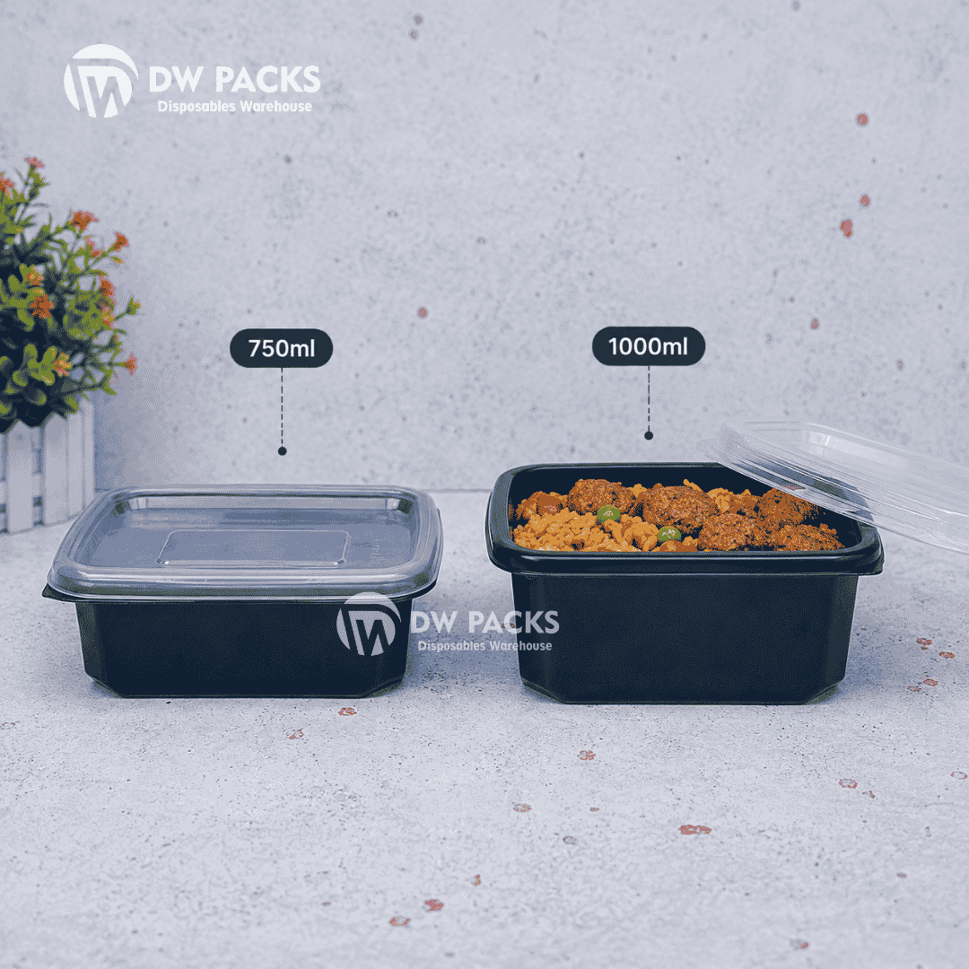 ARS THICK BLACK TAKEAWAY PACK
