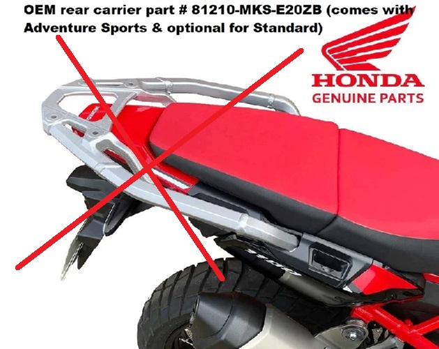 KAPPA HONDA TOPBOX BRACKET KZ1179 - CRF1100 L AFRICA TWIN (20) KAPPA HONDA TOPBOX BRACKET KZ1179 - CRF1100 L AFRICA TWIN (20)