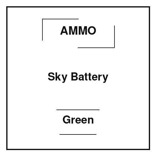 Ammo Sky Battery Green Ammo Sky Battery Green