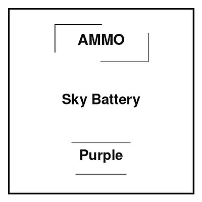 Ammo Sky Battery Purple Ammo Sky Battery Purple