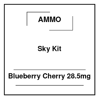 Ammo Sky Kit Blueberry Cherry 28.5mg Ammo Sky Kit Blueberry Cherry 28.5mg