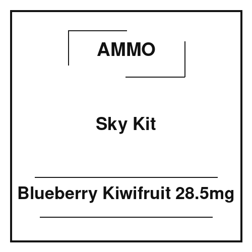 Ammo Sky Kit Blueberry Kiwifruit 28.5mg Ammo Sky Kit Blueberry Kiwifruit 28.5mg