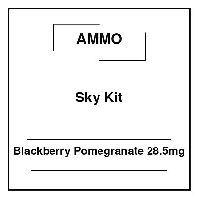 Ammo Sky Kit Blackberry Pomegranate 28.5mg Ammo Sky Kit Blackberry Pomegranate 28.5mg