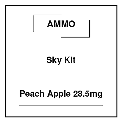 Ammo Sky Kit Peach Apple 28.5mg Ammo Sky Kit Peach Apple 28.5mg