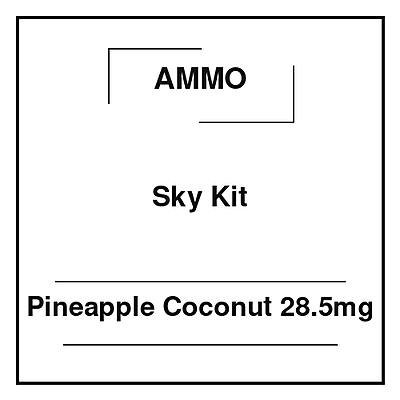 Ammo Sky Kit Pineapple Coconut 28.5mg Ammo Sky Kit Pineapple Coconut 28.5mg