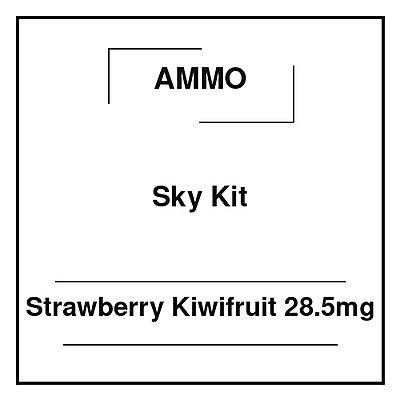 Ammo Sky Kit Strawberry Kiwifruit 28.5mg Ammo Sky Kit Strawberry Kiwifruit 28.5mg