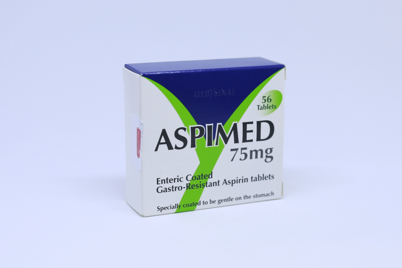 ASPIMED 75 MG TABLET 56S