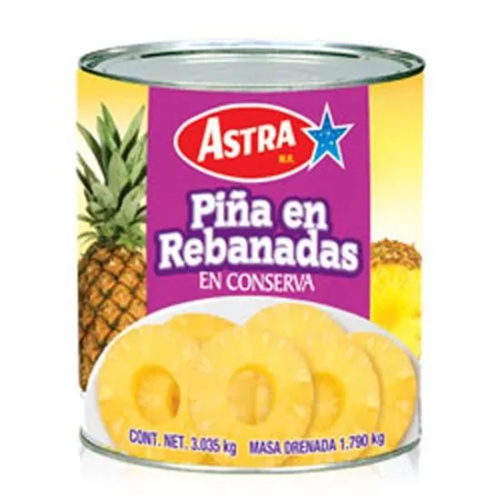 ASTRA PIÑA EN REBANADAS 3 KG