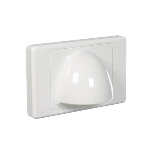 Bull Nose Wall plate, White
