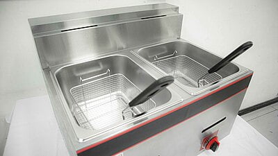 ATF-G6L2 FREIDORA EN ACERO INOX DE 2 TANQUES Y 2 CANASTAS