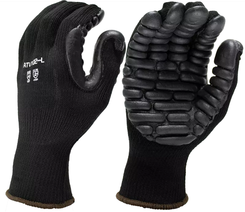 10 gauge Latex & Rubber Anti-Vibration Glove. A2
