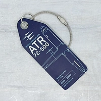 Aviationtag ATR72 - VT-JCM - Dark Blue