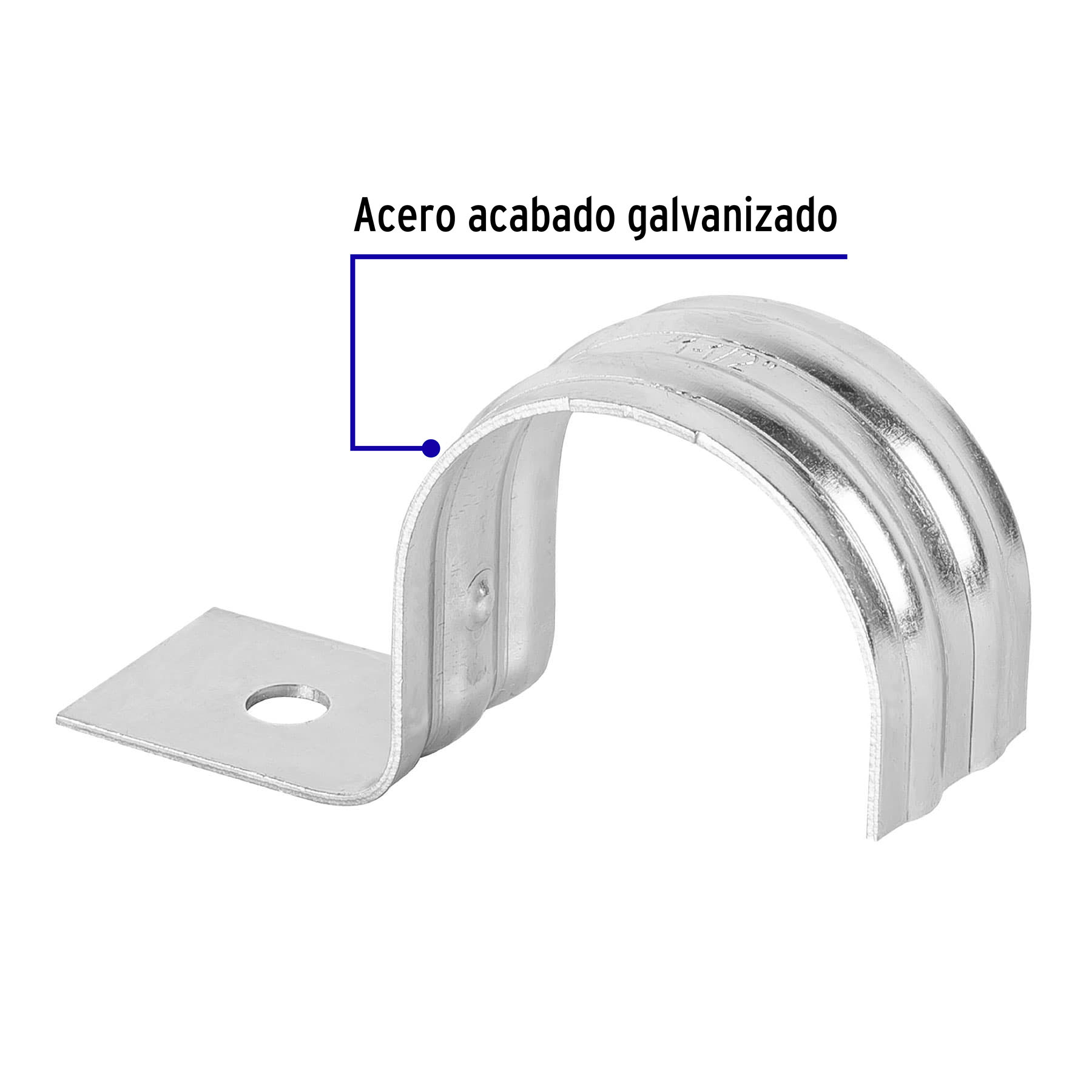Bolsa con 5 abrazaderas 1-1/2' tipo uña para tubo, Volteck - AU-112 / 46041