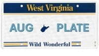 August WV Plates