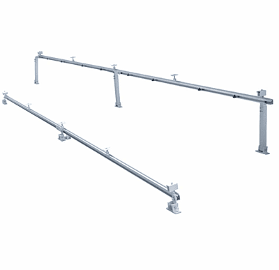 Soporte Solar Base Aluminio 4 Modulos FV AURA-XN-BASE4