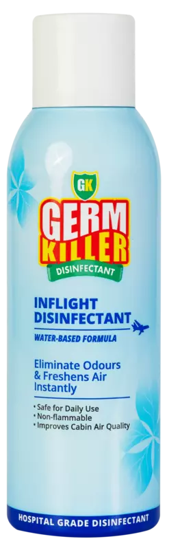 GK GermKiller - Inflight Disinfectant 200ml Pump