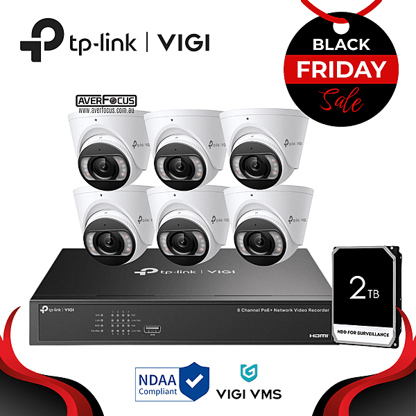 [SALE] VIGI 8MP Full-Colour Turret IPC & 8 Channel PoE+ NVR KIT