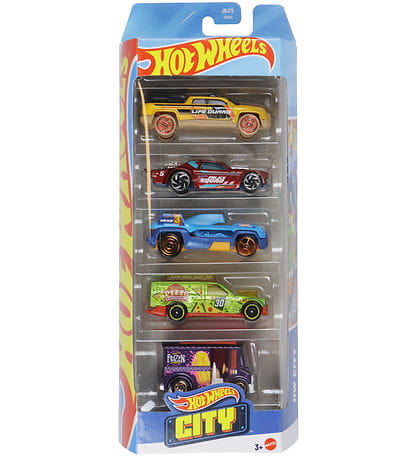 Hot Wheels 1:64 Cars 5 Pack - HW CITY
