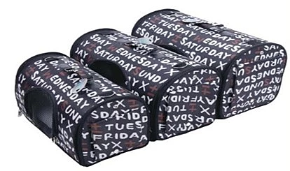 Foldable Pet Carrier Bag – Stylish Travel Tote for Cats & Small Dogs