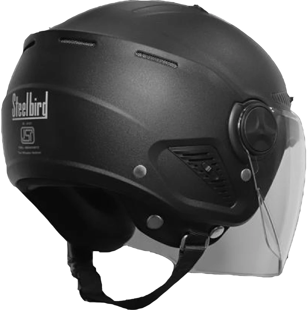 STEELBIRD SBH-24 AXE DASHING BLACK C/V 580 MM (M)